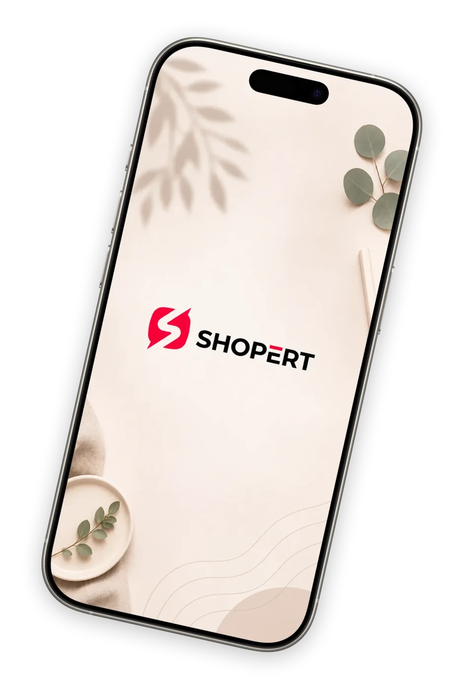 Экран приложения SHOPERT на смартфоне